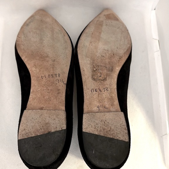 M. Gemi The Gia Black Suede Leather Flats Size 40.5 - GUC - Picture 12 of 13